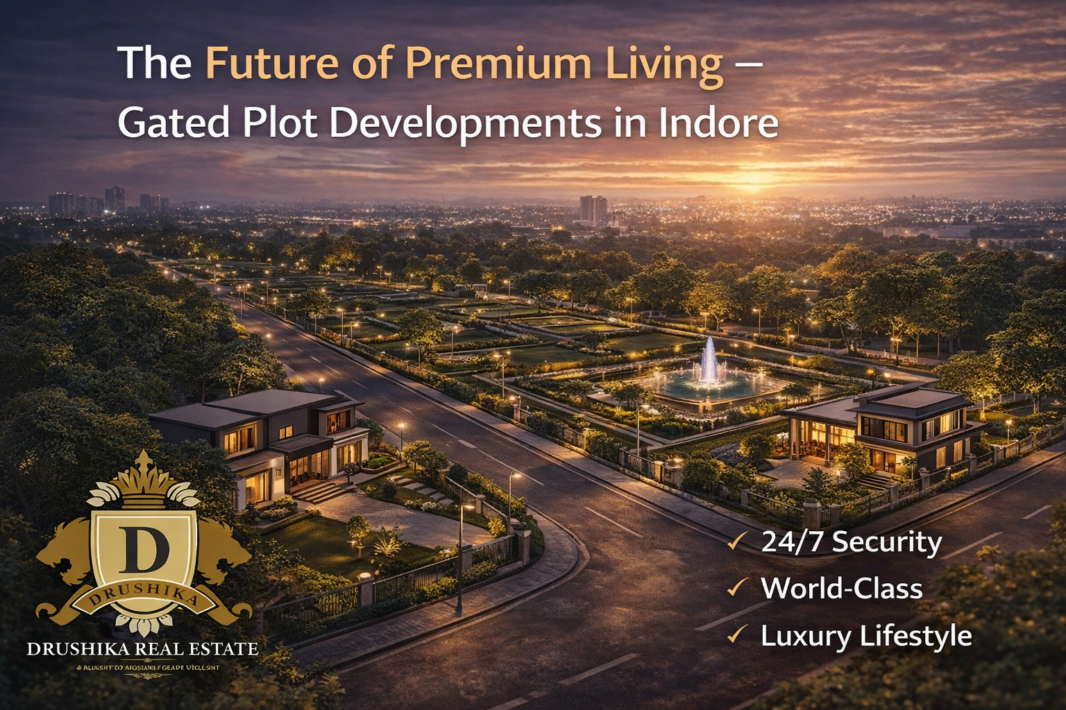The Future of Premium Living – Gated Plot Developments in Indore