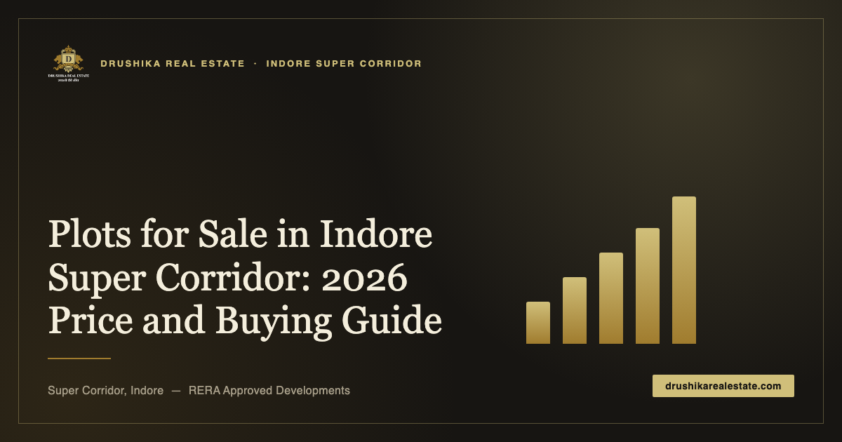 Plots for sale in Indore Super Corridor 2026 price and buying guide